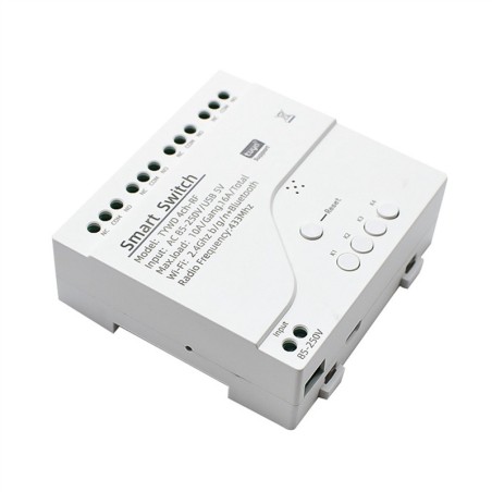 4 Channel Tuya WiFi Smart Switch AC85-250V TYWD 4CH-RF Robotics Bangladesh