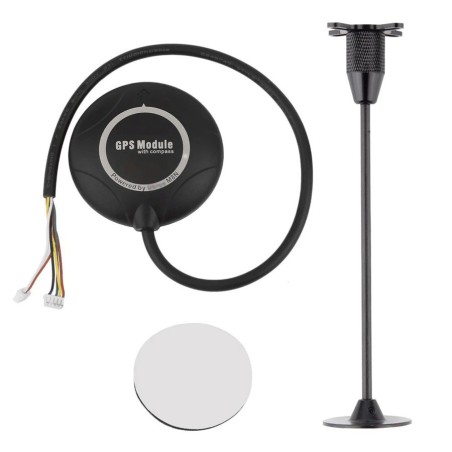 High Precision GPS M8N 8M with Built-in Compass Stand Holder for APM Pixhawk Robotics Bangladesh