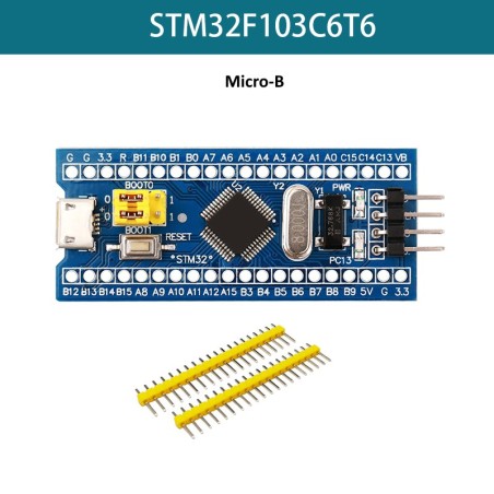 STM32F103C6T6 Micro-B Imported Microcontroller Blue Pill Board Robotics Bangladesh
