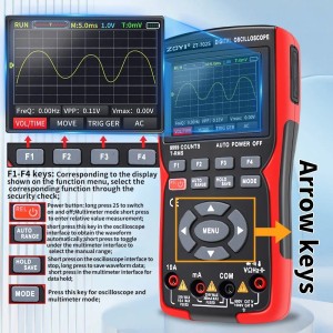 ZOYI ZT-703S Portable 3-in-1 Lab Tool – Oscilloscope, Multimeter & Signal Generator Robotics Bangladesh