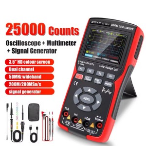 ZOYI ZT-703S Portable 3-in-1 Lab Tool – Oscilloscope, Multimeter & Signal Generator Robotics Bangladesh