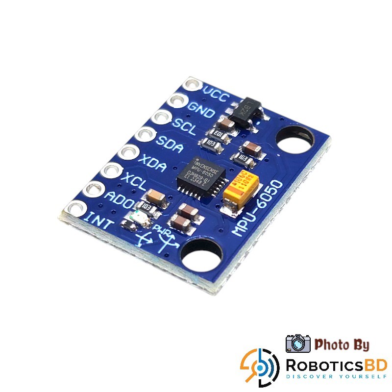 6DOF Accelerometer Gyroscope GY-521 MPU-6050 Robotics Bangladesh