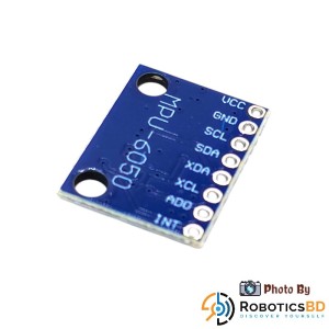 6DOF Accelerometer Gyroscope GY-521 MPU-6050 Robotics Bangladesh