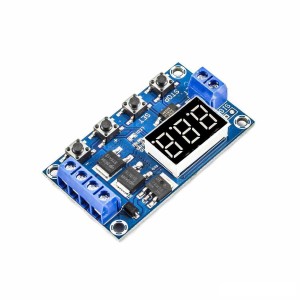 DC 12-24V Dual MOS Time Delay Cycle Timer Module Robotics Bangladesh