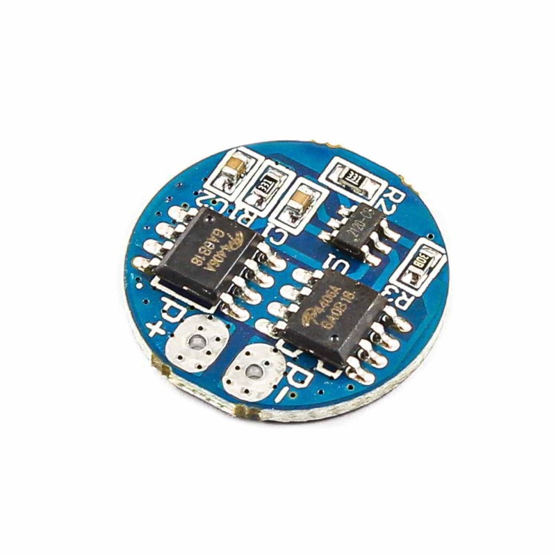 2S Round Lithium Battery Charging Protection Board - 7.