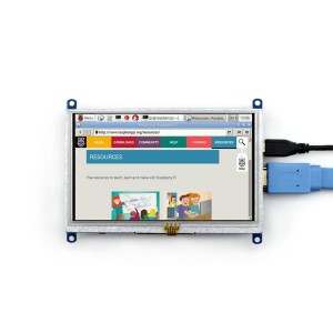 5inch HDMI Touch Screen (B) + Bicolor Case (Original Waveshare) Robotics Bangladesh