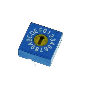 0-F 16Bit Rotary Coding Dial Switch – DIP Robotics Bangladesh