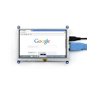 5inch HDMI Touch Screen (B) + Bicolor Case (Original Waveshare) Robotics Bangladesh