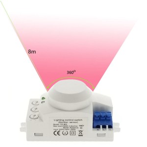 5.8GHz HF System LED Microwave 360 Degree Motion Sensor Light Switch Robotics Bangladesh