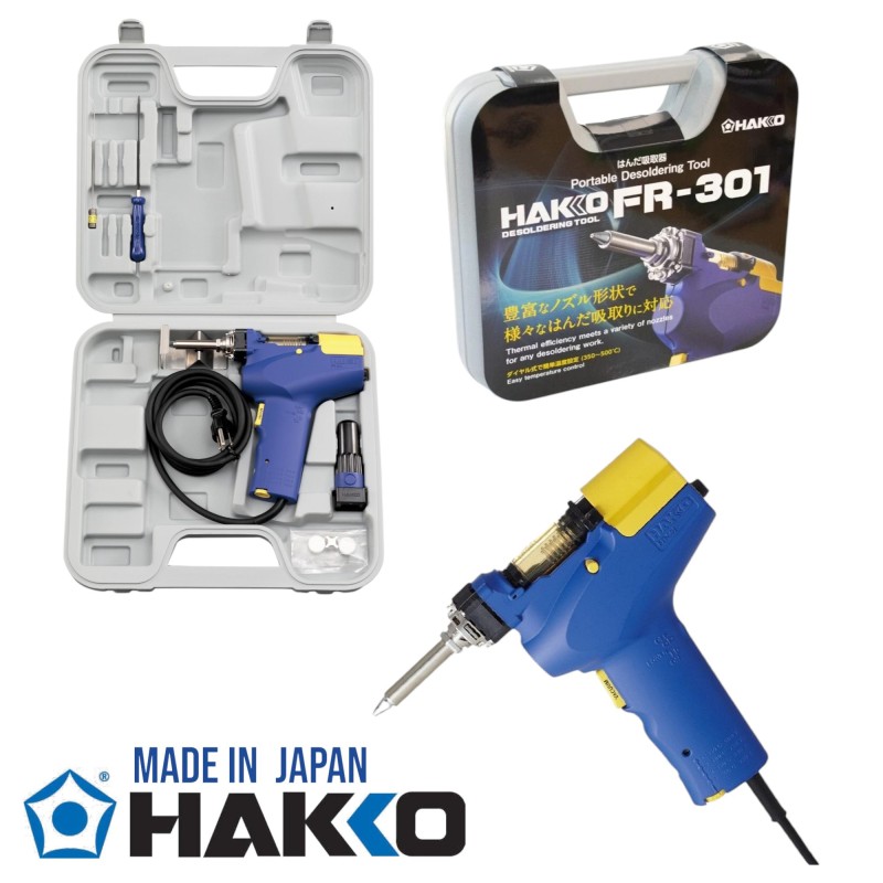 Hakko FR-301 Portable Desoldering Tool Genuine Japan Robotics Bangladesh
