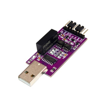 CH340 Isolated USB to TTL (Serial) Module with USB-A Connector MCS-86C Robotics Bangladesh