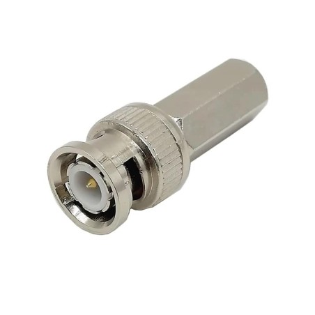 Male Twist-on Coax Compression Connector RG59 – BNC Male to Male for CCTV Systems Robotics Bangladesh
