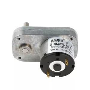 GM520 Carbon Brush High Torque DC Gear Motor with Mounting Bracket Robotics Bangladesh