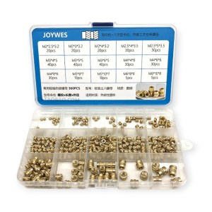 360pcs Brass Heat Set Inserts Kit Threaded Knurled Nuts for Plastic & 3D Printing Robotics Bangladesh