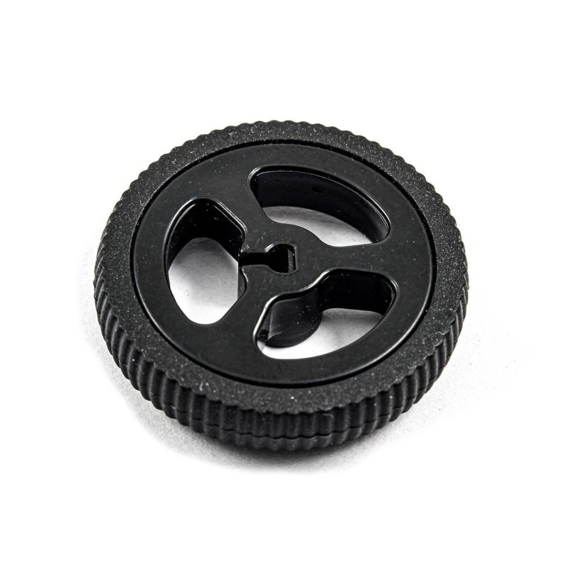 Rubber Wheel for N20 Geared Motor - 34x7mm Black Robotics Bangladesh