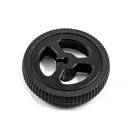 Rubber Wheel for N20 Geared Motor - 34x7mm Black Robotics Bangladesh