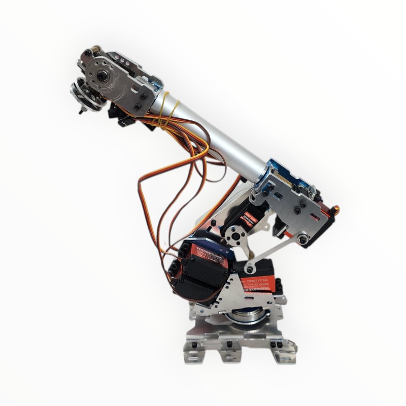 All Metal 6 DOF Robotic Arm Manipulator Kit with 260mm Ideal for Teaching, Research & DIY Robotics Bangladesh