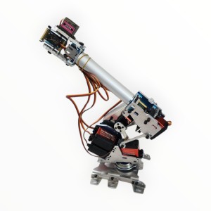All Metal 6 DOF Robotic Arm Manipulator Kit with 260mm Ideal for Teaching, Research & DIY Robotics Bangladesh