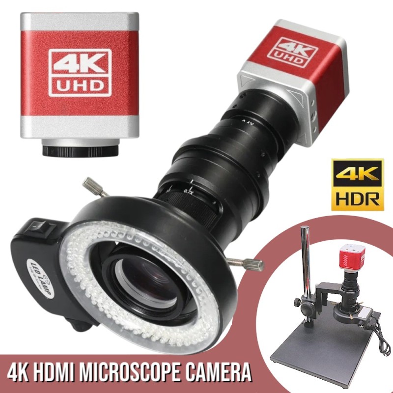 4K HDMI Microscope Camera for PCB Board Repair Soldering Robotics Bangladesh