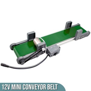 DC 12V Electric Desktop Conveyor Belt 50x10cm Robotics Bangladesh