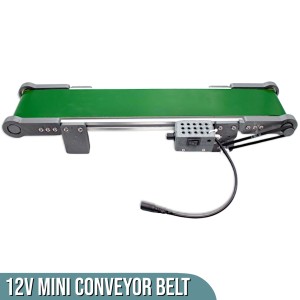 DC 12V Electric Desktop Conveyor Belt 50x10cm Robotics Bangladesh