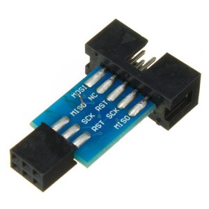 AVR ISP 10 Pin to 6 Pin Adapter Board Robotics Bangladesh