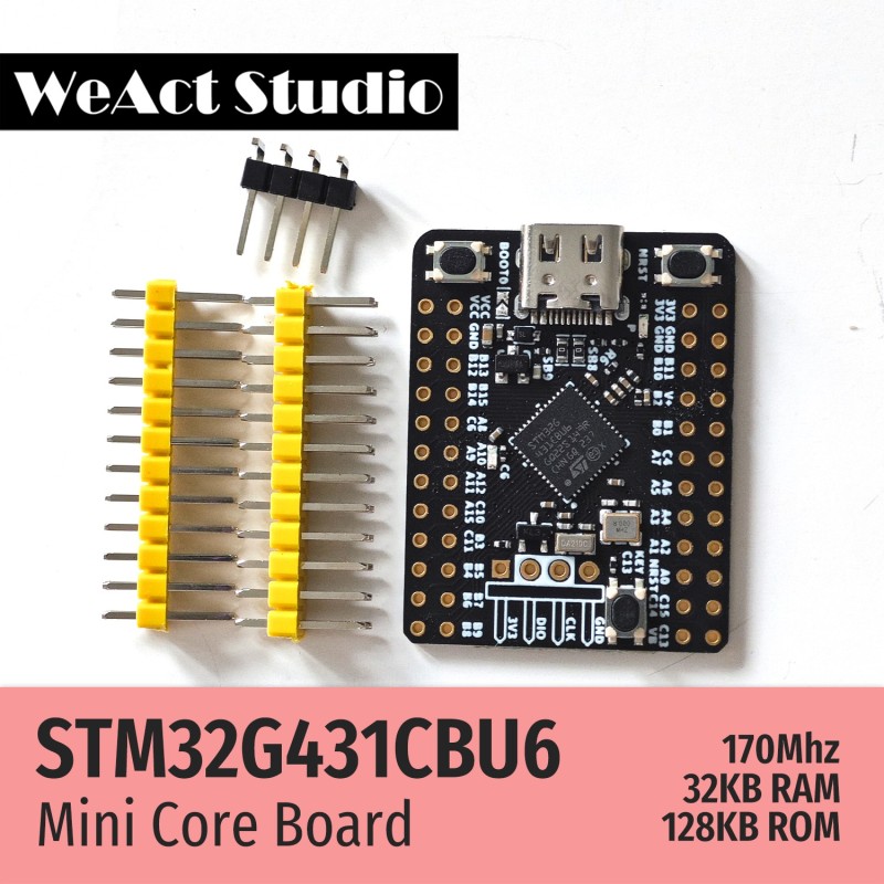 WeAct STM32G431CBU6 Development Board – STM32G4 Core Board for Embedded Learning & Prototyping Robotics Bangladesh
