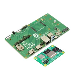 Raspberry Pi Compute Module 5 with IO Board (4GB RAM, 32GB eMMC, Wi-Fi 5, Bluetooth 5.