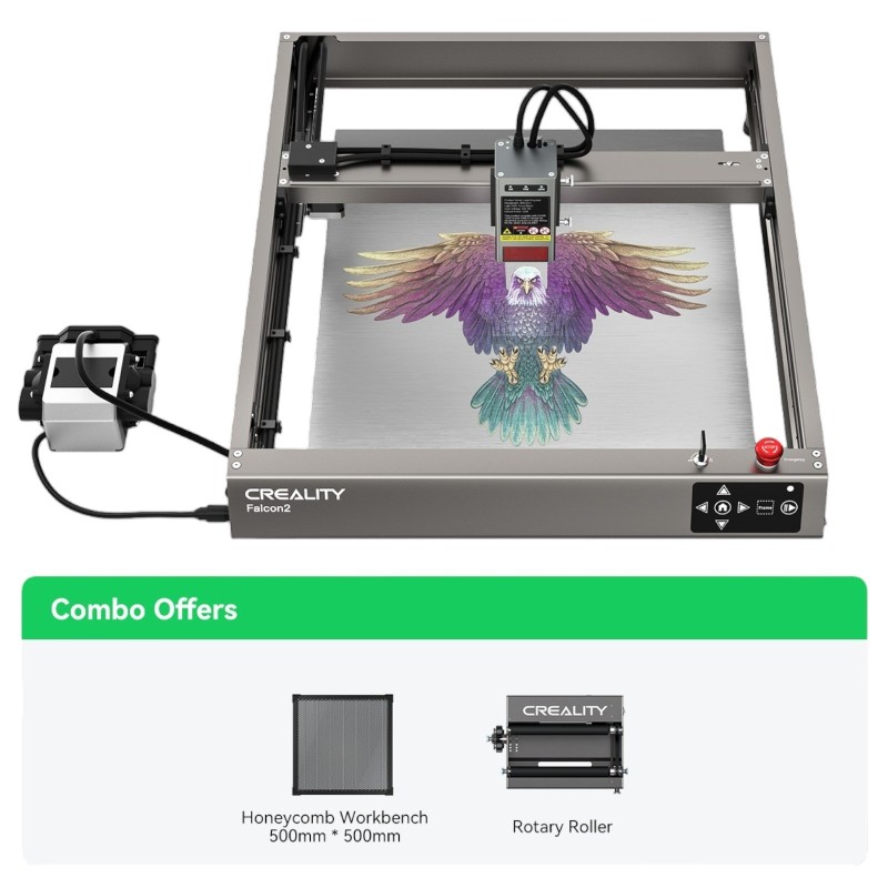 Creality Falcon2 40W Laser Engraver & Cutter Combo Pack 1 Robotics Bangladesh