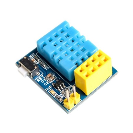 ESP8266 ESP-01 ESP-01S DHT11 Temperature and Humidity WiFi Node Robotics Bangladesh