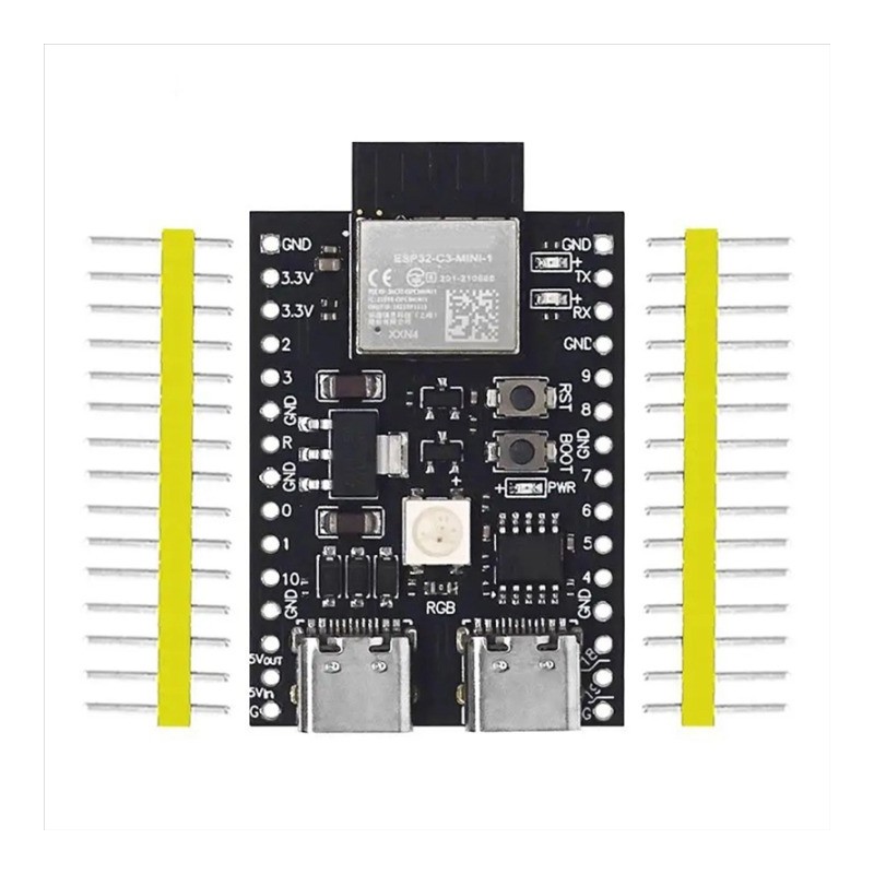 ESP32-C3 Development Board Dual Type-C WiFi Bluetooth BLE 5.