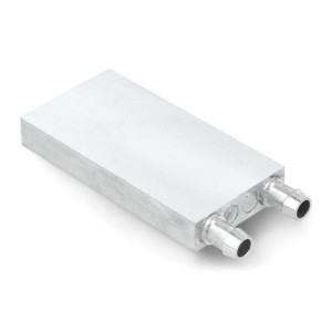 Water Block for Cooling 40x80x12mm Aluminum Heatsink for Peltier Cells Robotics Bangladesh