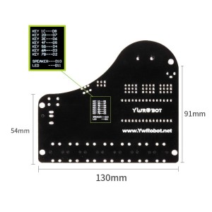 YwRobot Nano Multifunctional Electronic Piano Expansion Board Compatible with Arduino Nano Robotics Bangladesh