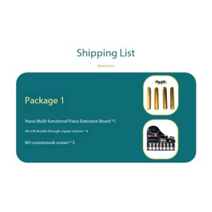 YwRobot Nano Multifunctional Electronic Piano Expansion Board Compatible with Arduino Nano Robotics Bangladesh