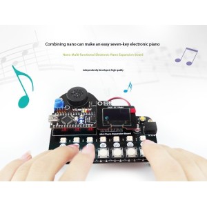 YwRobot Nano Multifunctional Electronic Piano Expansion Board Compatible with Arduino Nano Robotics Bangladesh