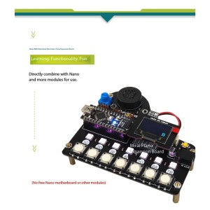 YwRobot Nano Multifunctional Electronic Piano Expansion Board Compatible with Arduino Nano Robotics Bangladesh