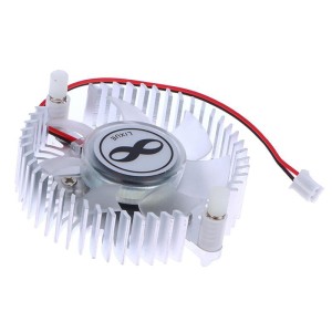 Aluminum Heatsink with Fan – 55mm Diameter DC12V Robotics Bangladesh
