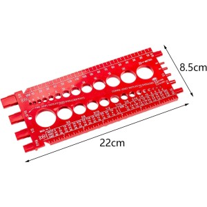 Nut Bolt Screw Thread Gauge Checker – Multi-Functional Inch & Metric Fastener Identifier Robotics Bangladesh