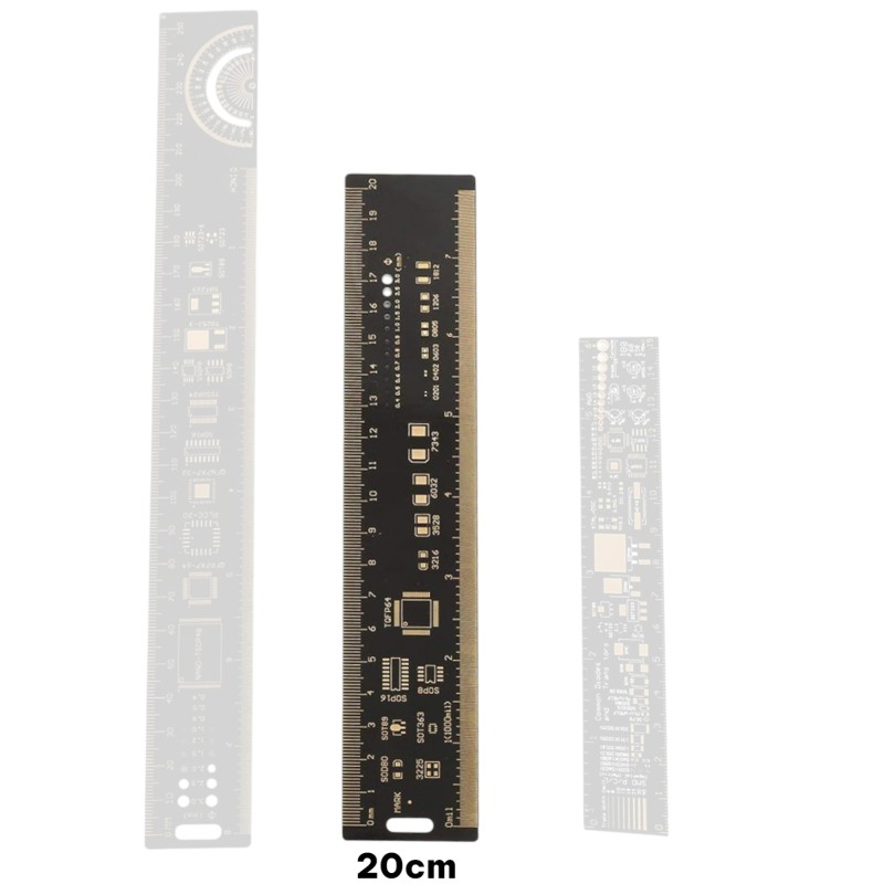 20cm - 7inch Multifunctional PCB Ruler Robotics Bangladesh