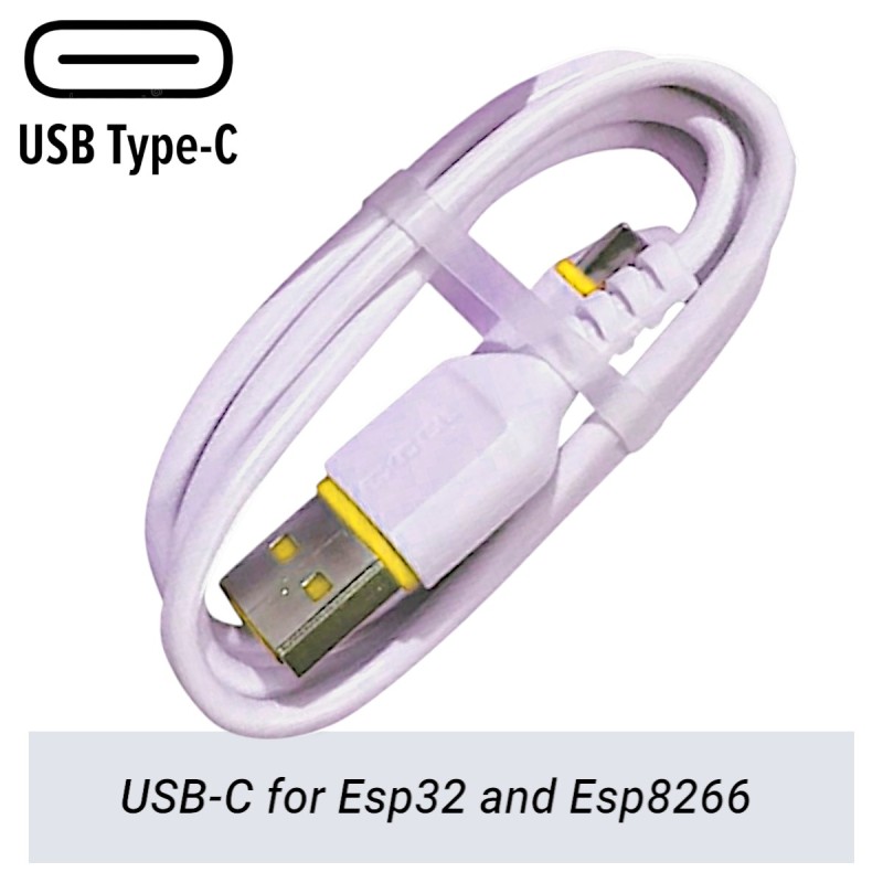 USB Type-C Cable for ESPCAM Robotics Bangladesh