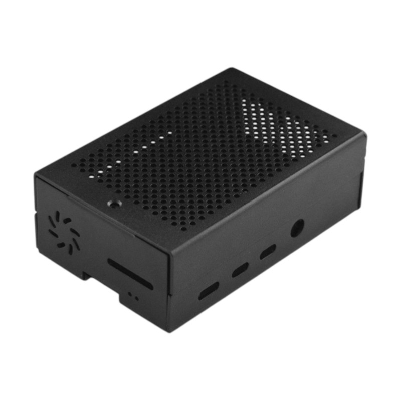 Aluminum Case for Raspberry Pi 4 (with Heatsink & Fan) Robotics Bangladesh