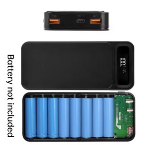 Power Bank Battery Case 18650 X 8 - Battery Charger Box Robotics Bangladesh