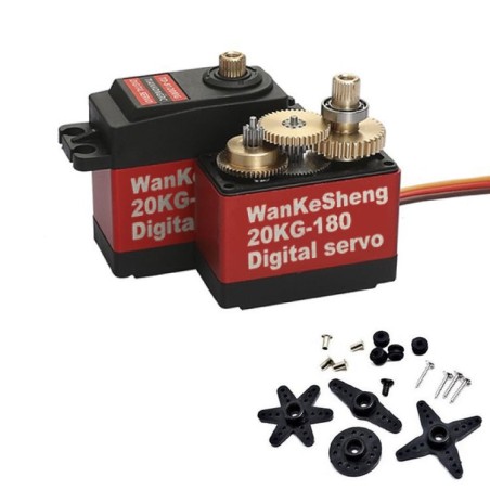 20KG 180° Digital Metal Gear Servo High Torque Robotics Bangladesh