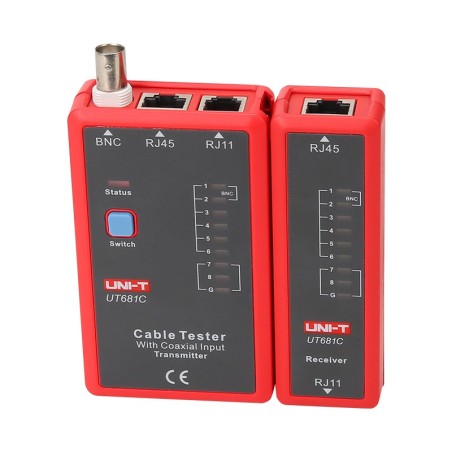 UNI-T UT681C Professional Cable Tester RJ45 RJ11 BNC Network & Telephone Line Detector Robotics Bangladesh Robotics Bangladesh
