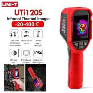 UNI-T UTi120S Handheld Thermal Imaging Camera 120×90 Infrared Resolution -20℃ to 400℃ Range Robotics Bangladesh