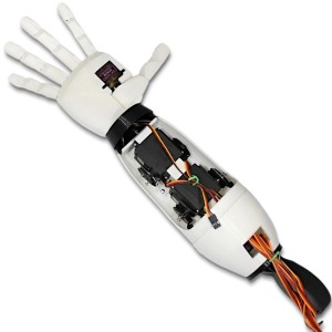 Humanoid Robot Left Hand – Fully Assembled (PLA+ Build, 6-Servo Controlled) Robotics Bangladesh