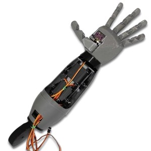 Humanoid Robot Left Hand – Fully Assembled (PLA+ Build, 6-Servo Controlled) Robotics Bangladesh