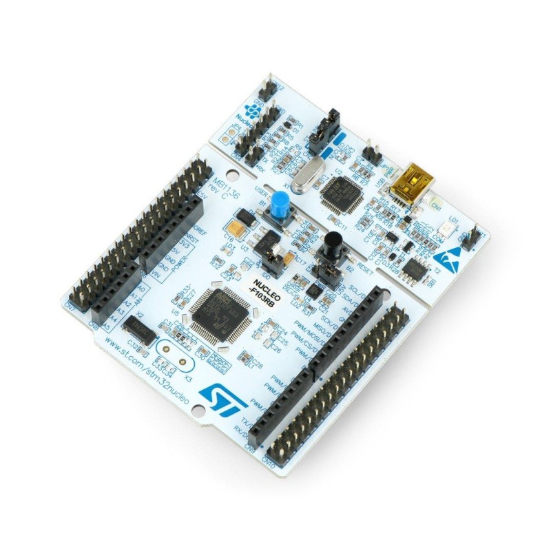 STM32 NUCLEO-F103RB Development Board – STM32F103RBT6, ARM Cortex-M3, 128KB Flash, 20KB SRAM Robotics Bangladesh