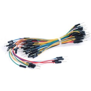 65pcs Flexible Breadboard Jumper Wires Male to Male Robotics Bangladesh