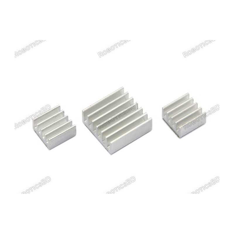 Aluminum Heat Sink With Adhesive for Raspberry Pi 3 Aluminum Heat Sink With Adhesive for Raspberry Pi 3